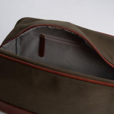 Kaiser Canvas Toiletry Bag - KHAKI