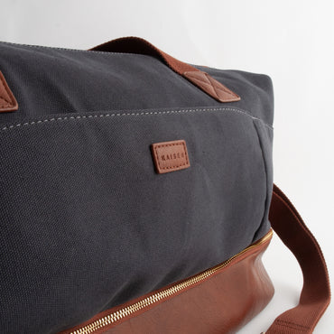 Kaiser Canvas Overnight Travel Bag - NAVY