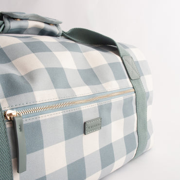 Kaiser Canvas Duffle Bag - SAGE GINGHAM