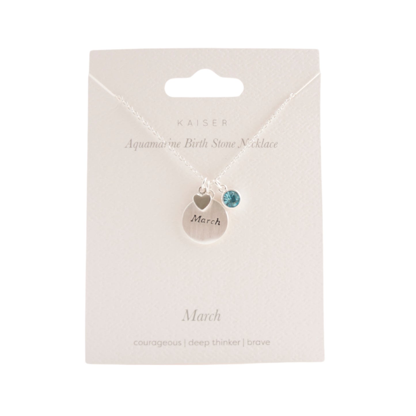 Birth Month Necklace - MARCH