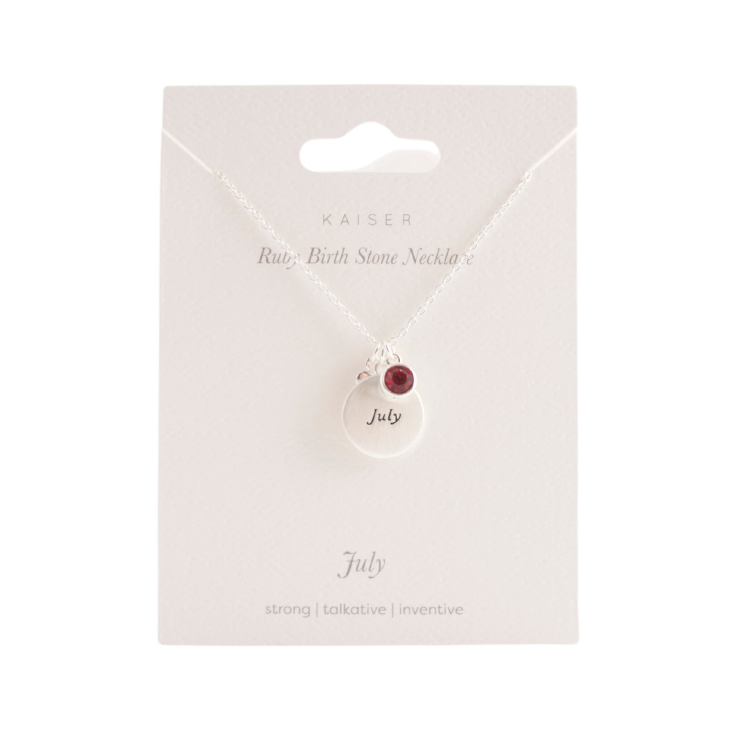 Birth Month Necklace - JULY