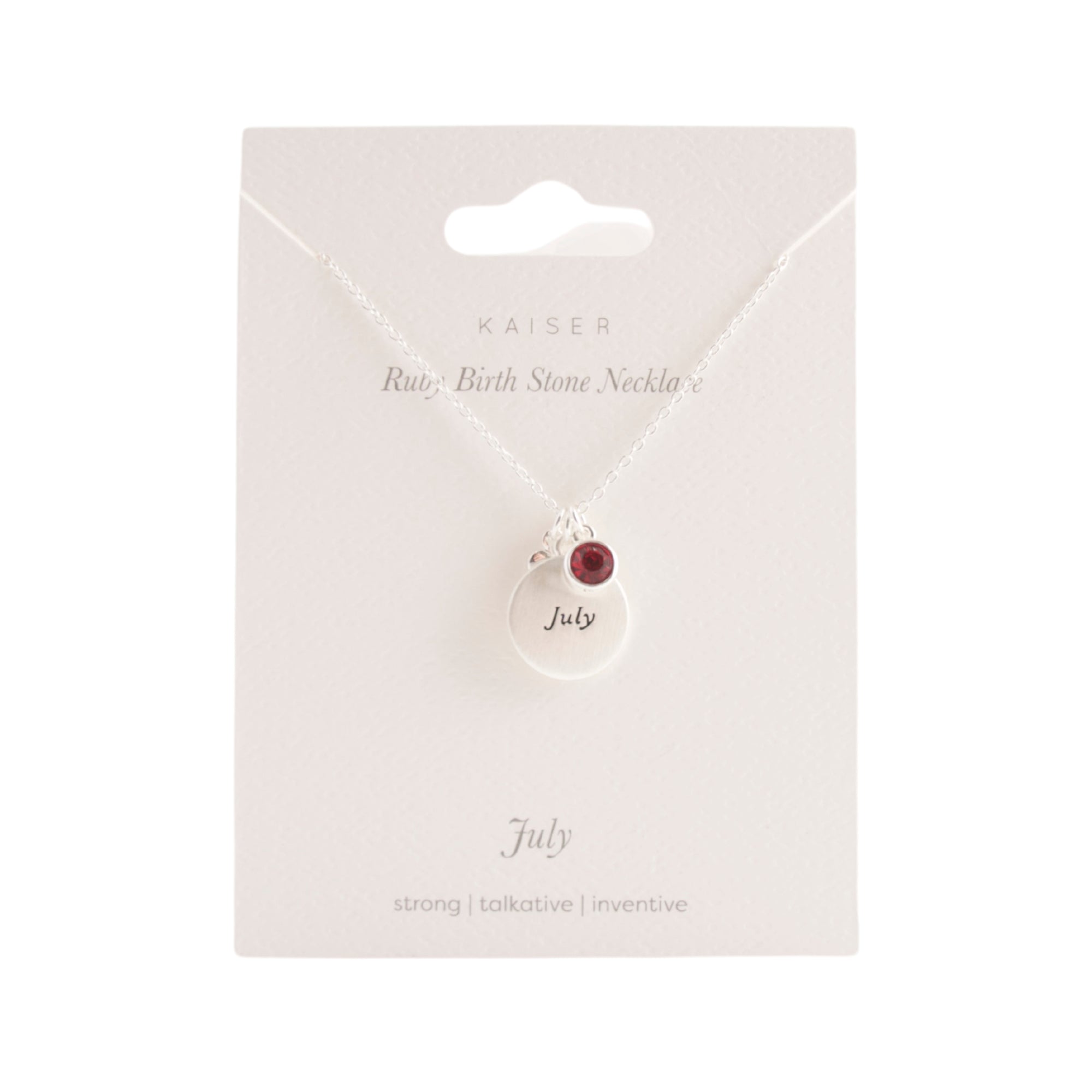 Birth Month Necklace - JULY