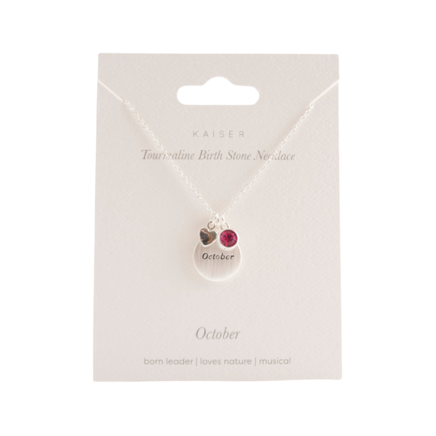 Birth Month Necklace - OCTOBER