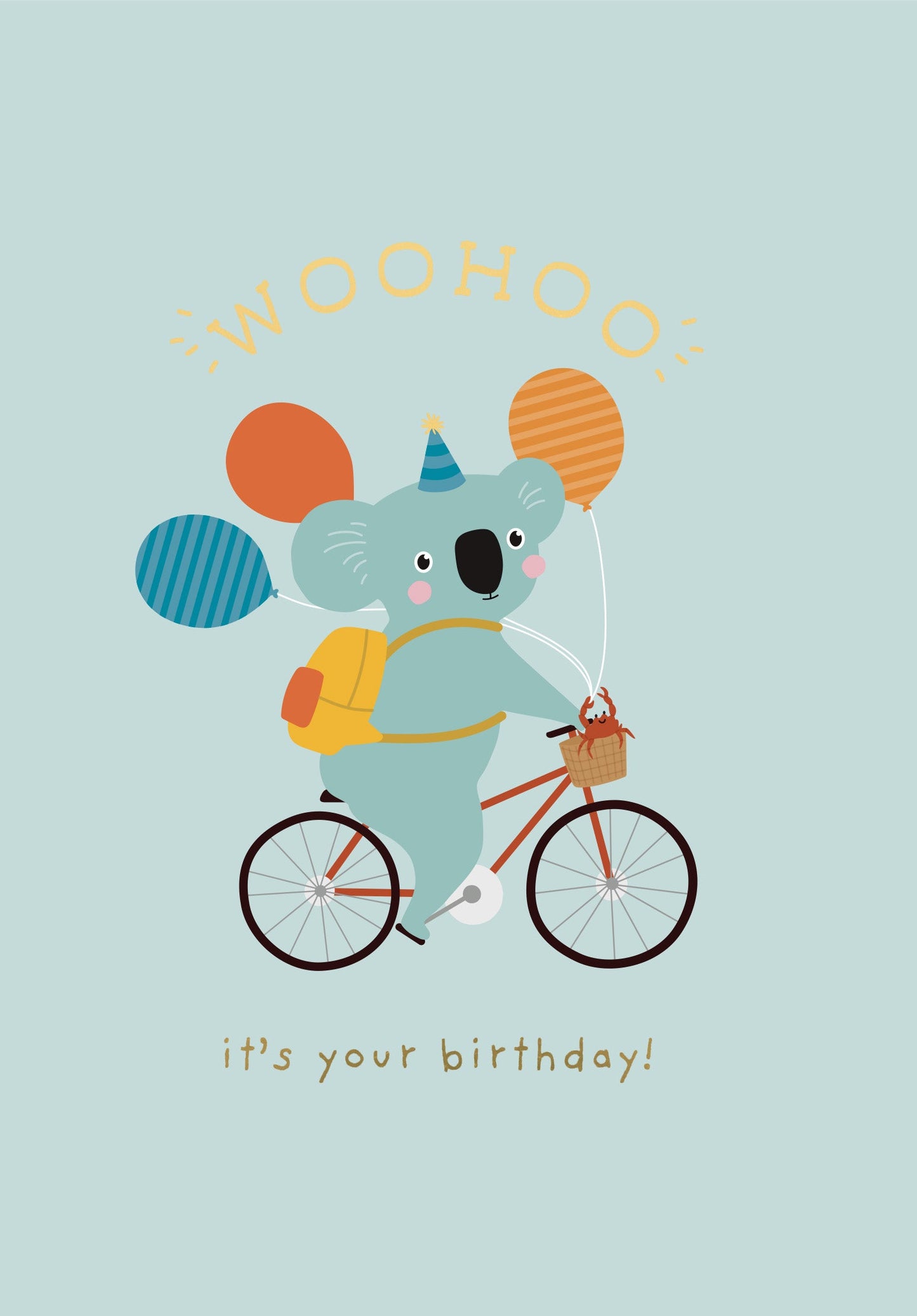 Greeting Card Explorer Mates - Party Koala