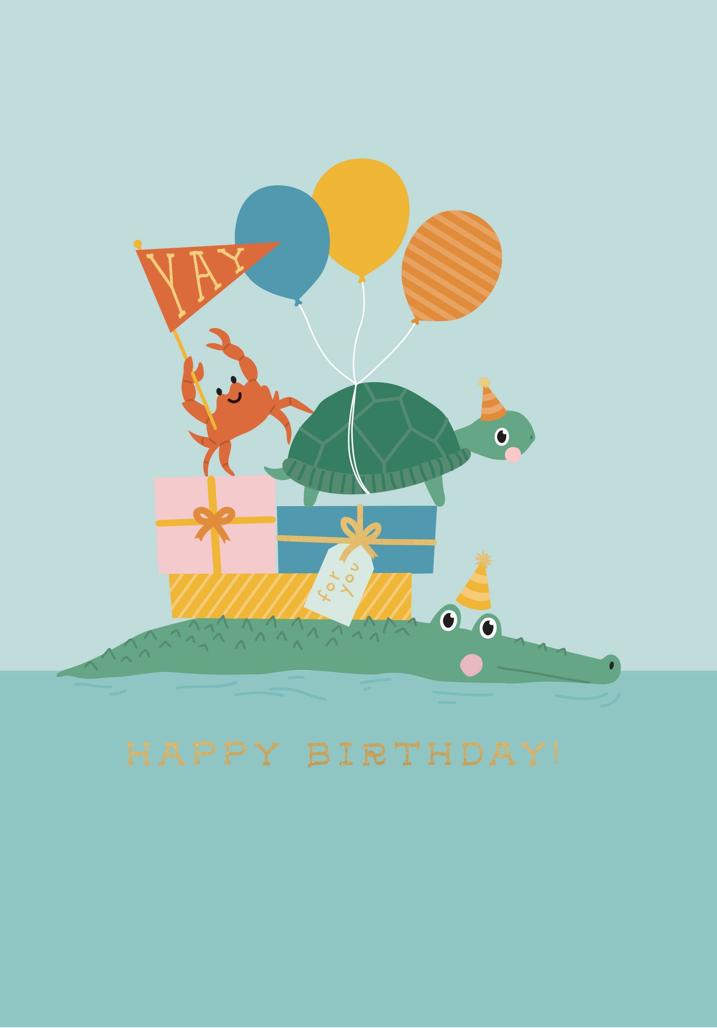 Greeting Card Explorer Mates - Party Bunch