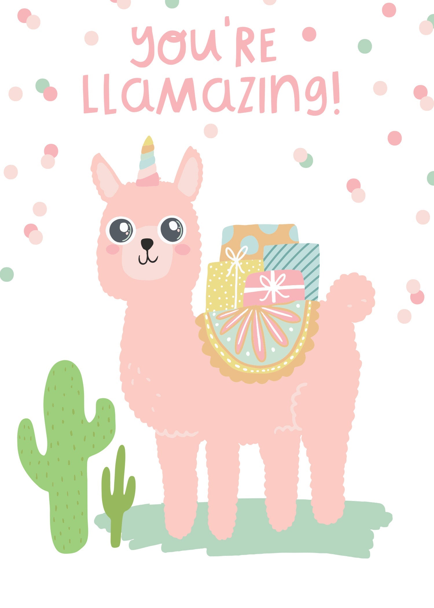 Greeting Card - LLAMAZING