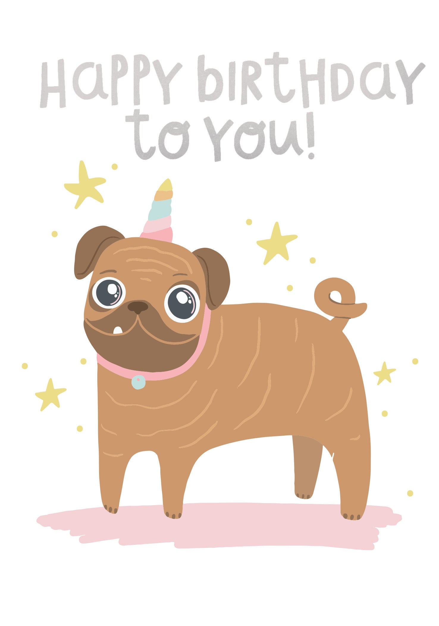 Greeting Card - PUGICORN