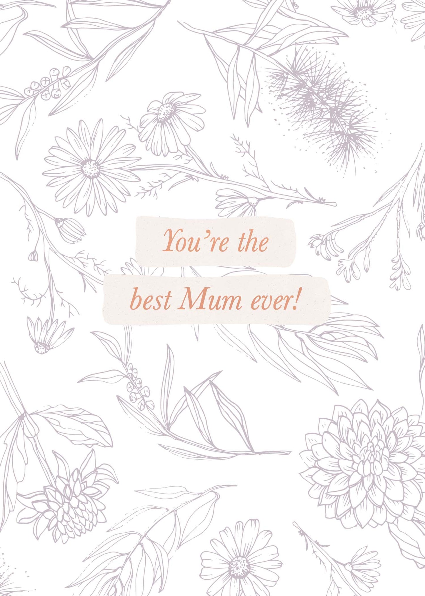 Greeting Card - BEST MUM