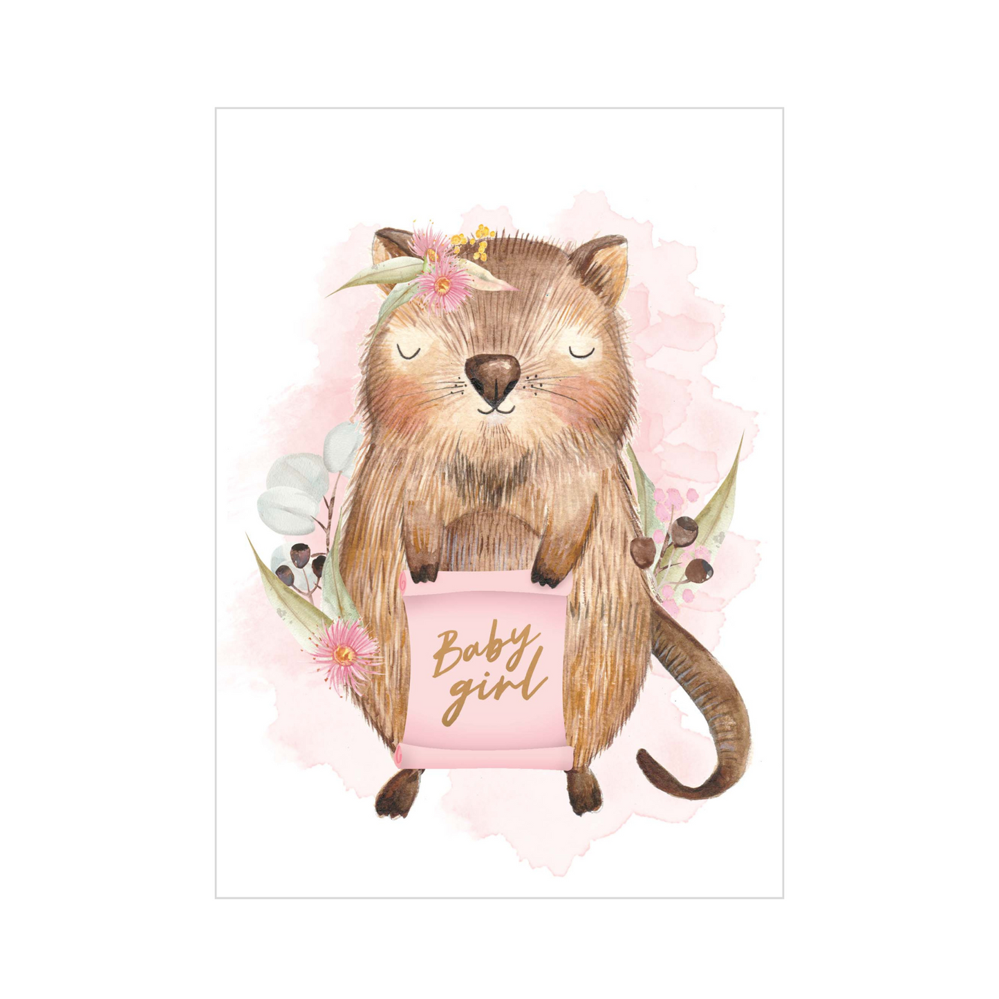 Greeting Card BABY - BABY QUOKKA