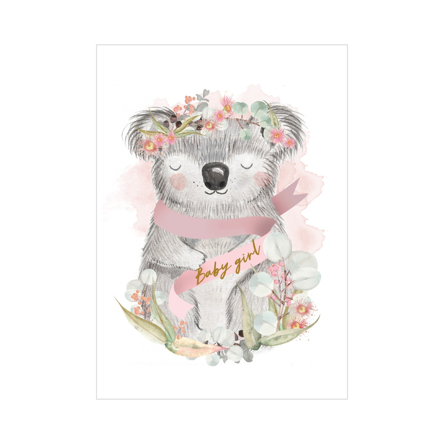 Greeting Card BABY - FLORA KOALA