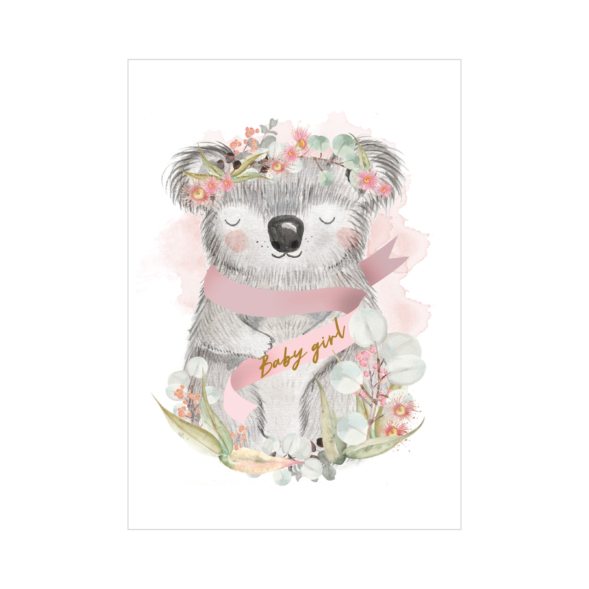 Greeting Card BABY - FLORA KOALA