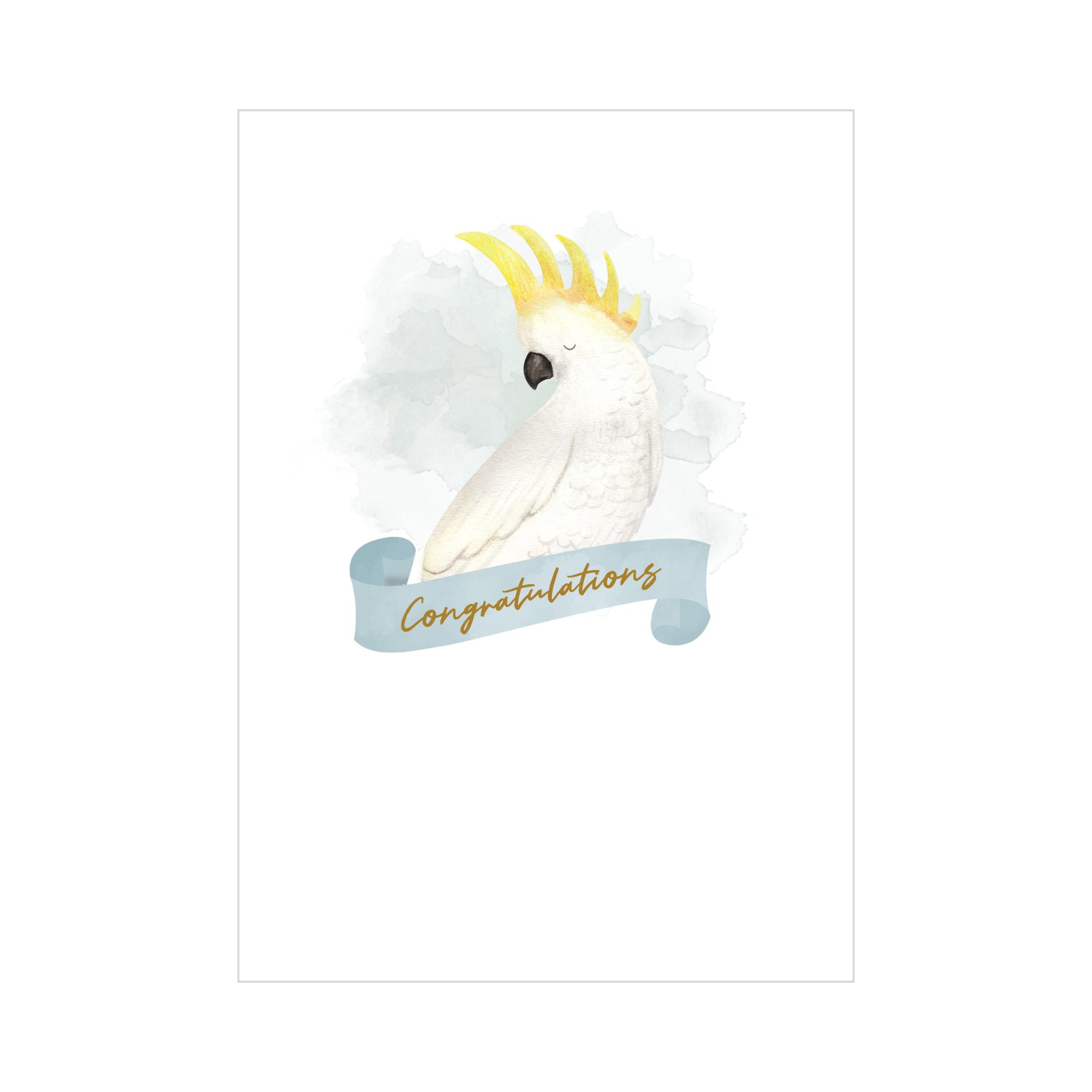 Greeting Card BABY - CONGRATS COCKY