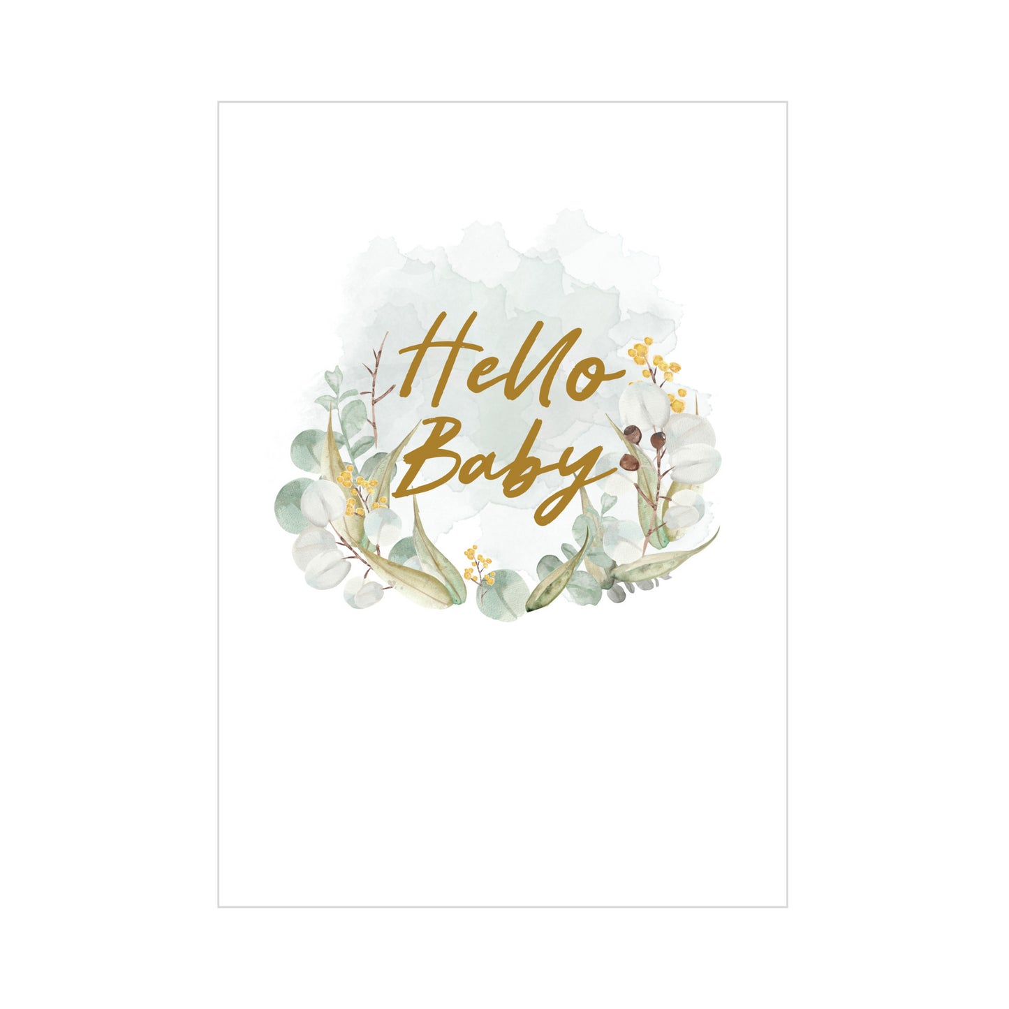 Greeting Card BABY - BABY LAUREL