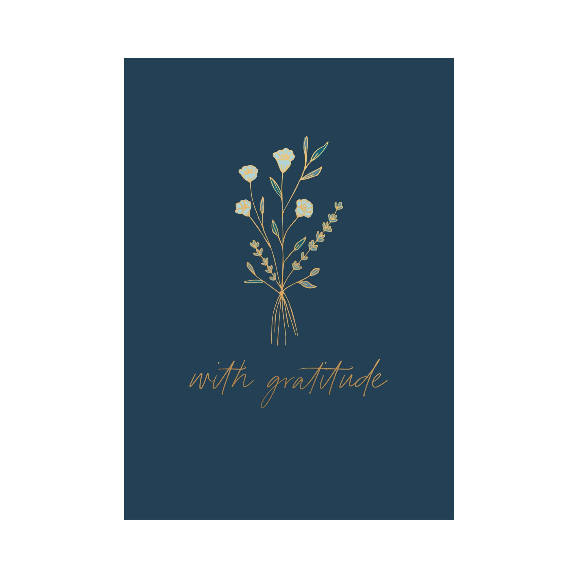 Greeting Card THANK YOU - GRATITUDE