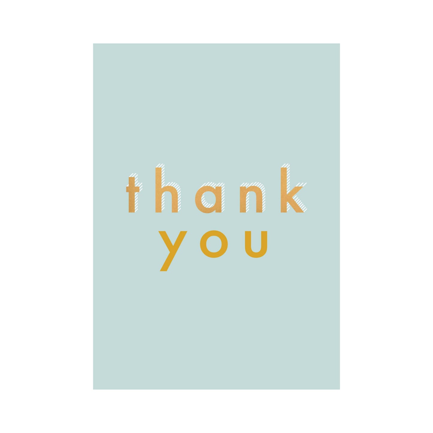 Greeting Card THANK YOU - THANK YOU