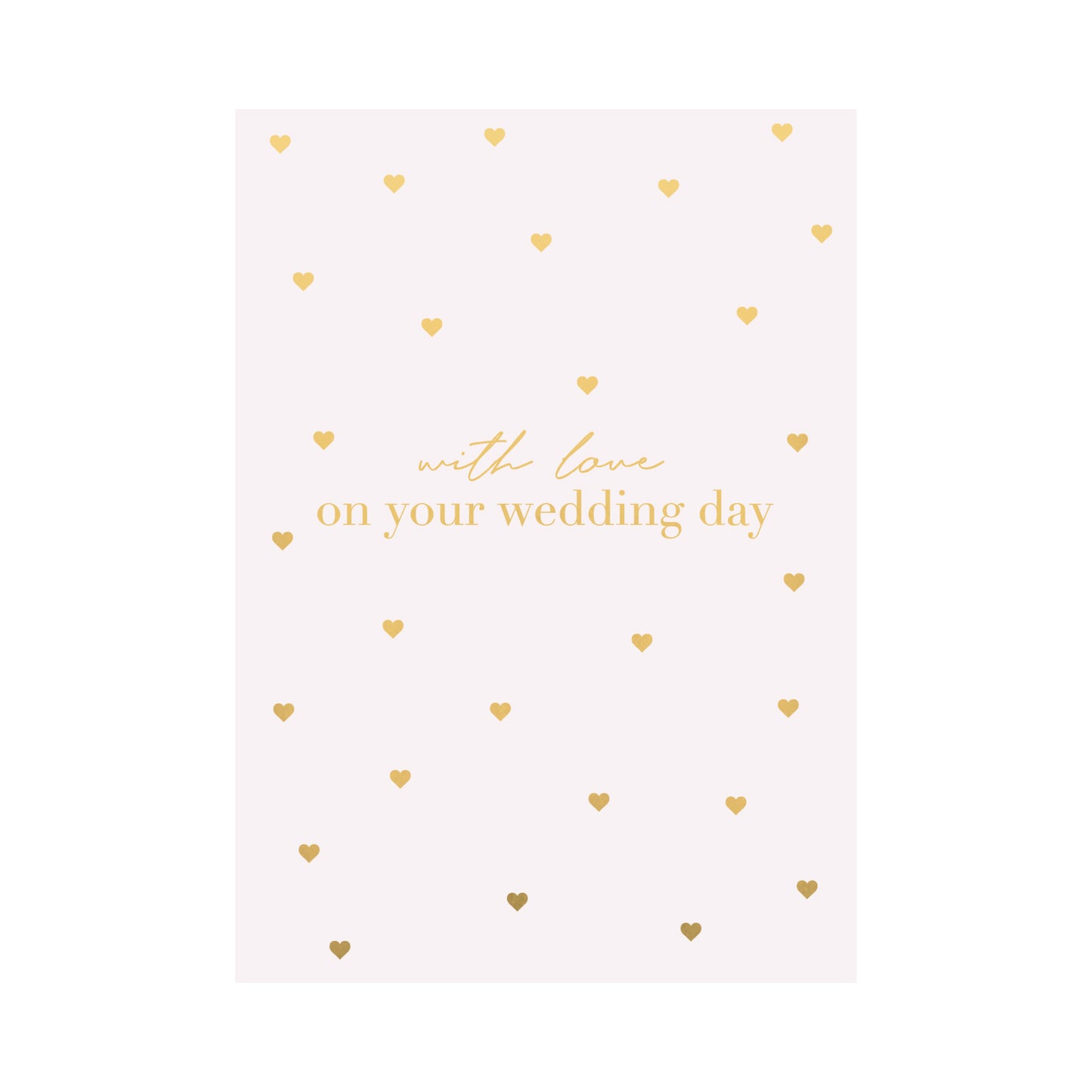 Greeting Card WEDDING - WITH LOVE WEDDING