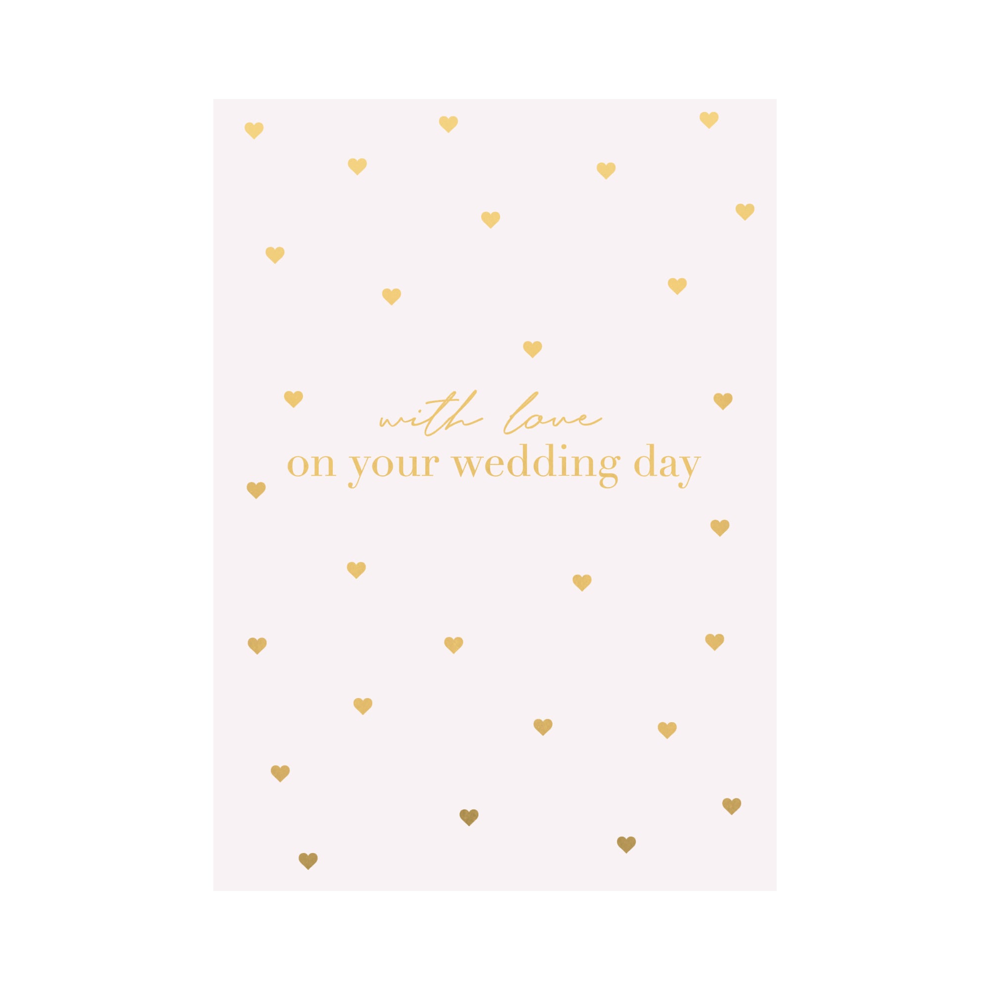 Greeting Card WEDDING - WITH LOVE WEDDING