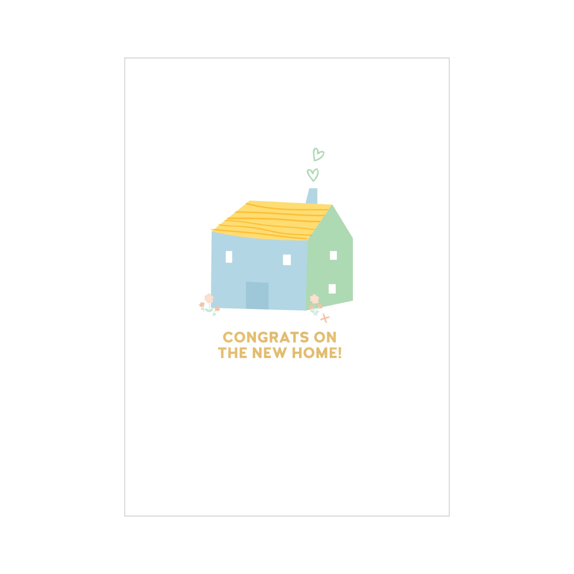 Greeting Card Congrats - New Home