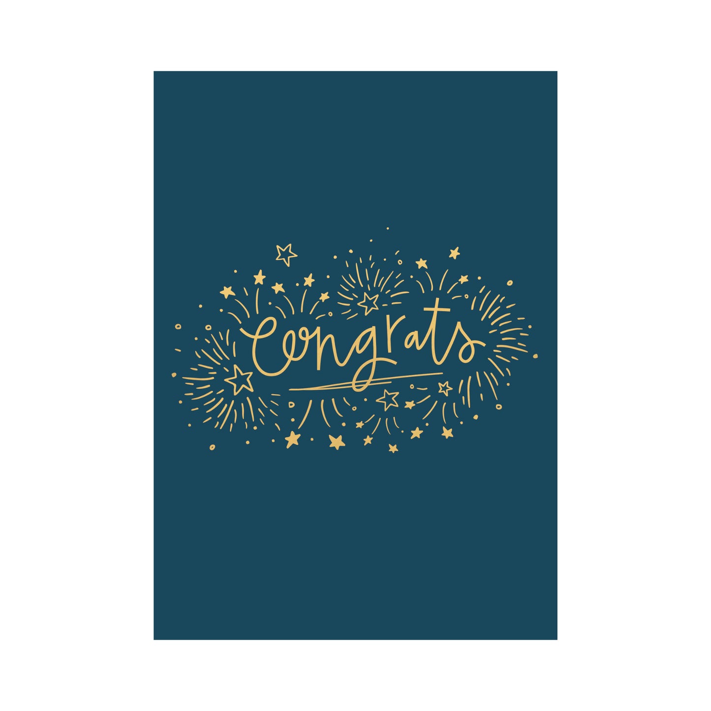 Greeting Card Congrats - Confetti Congrats