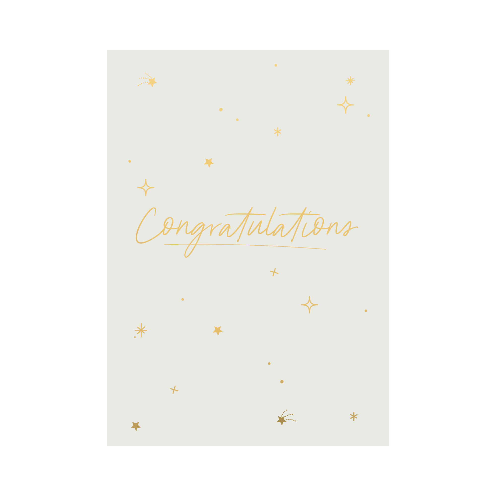 Greeting Card Congrats - Starry Congratulations