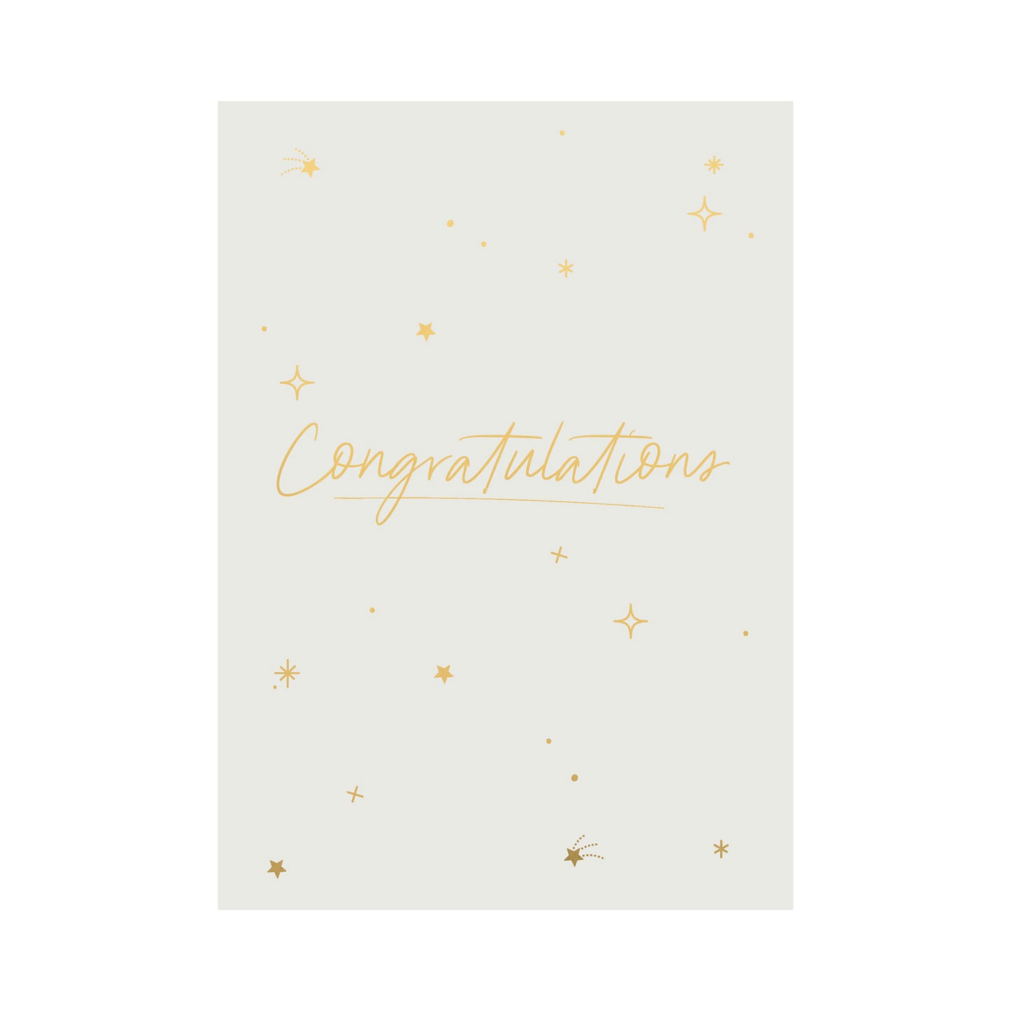 Greeting Card Congrats - Starry Congratulations