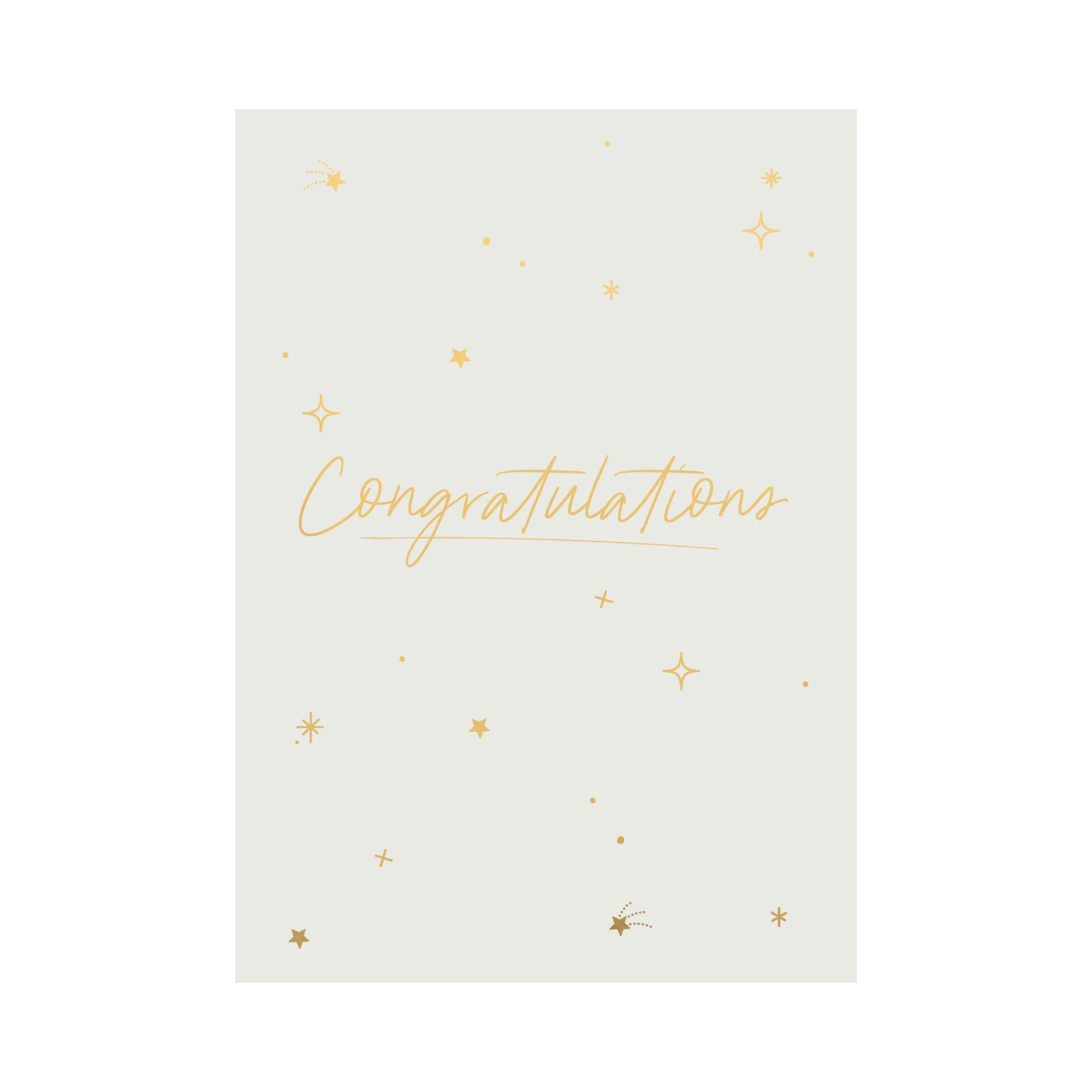 Greeting Card Congrats - Starry Congratulations