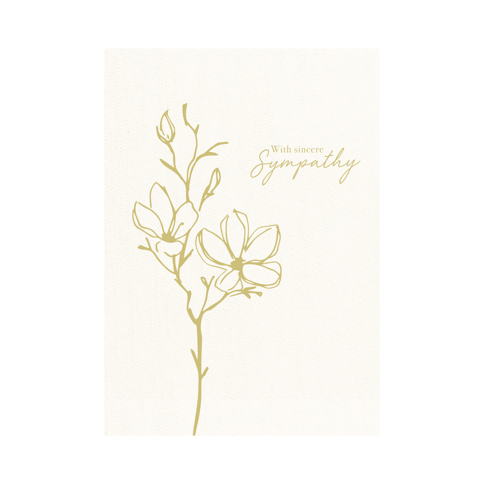 Greeting Card Thinking Of You - Sincere Sympathy