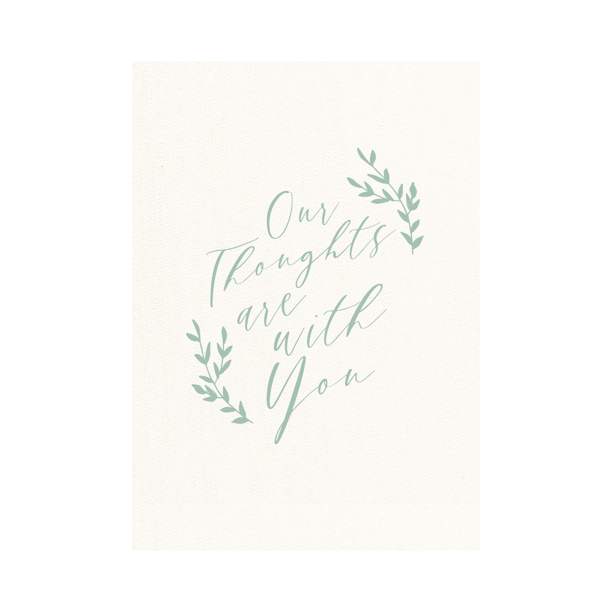 Greeting Card Thinking Of You - Thoughts With You