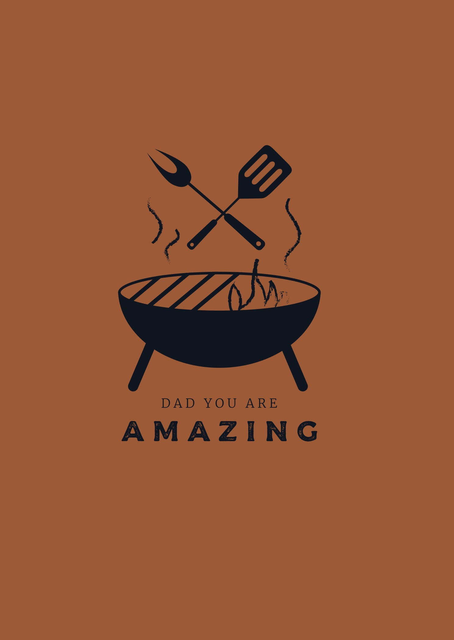 Greeting Card LEGEND - AMAZINGreeting BBQ