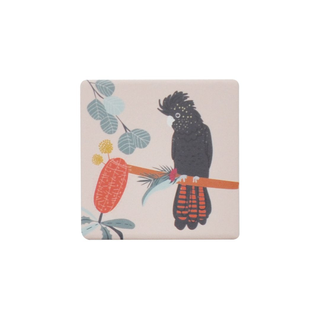 Ceramic Coaster - OPULENT COCKATOO