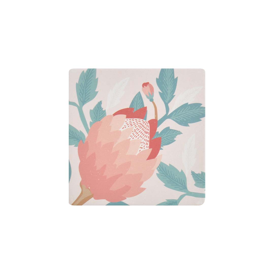 Ceramic Coaster - OPULENT - LARGE PROTEA