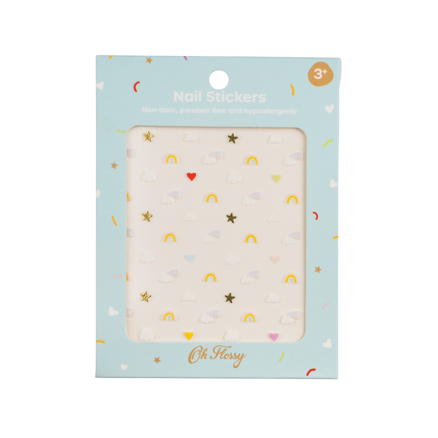 Oh Flossy Nail Stickers - Sky