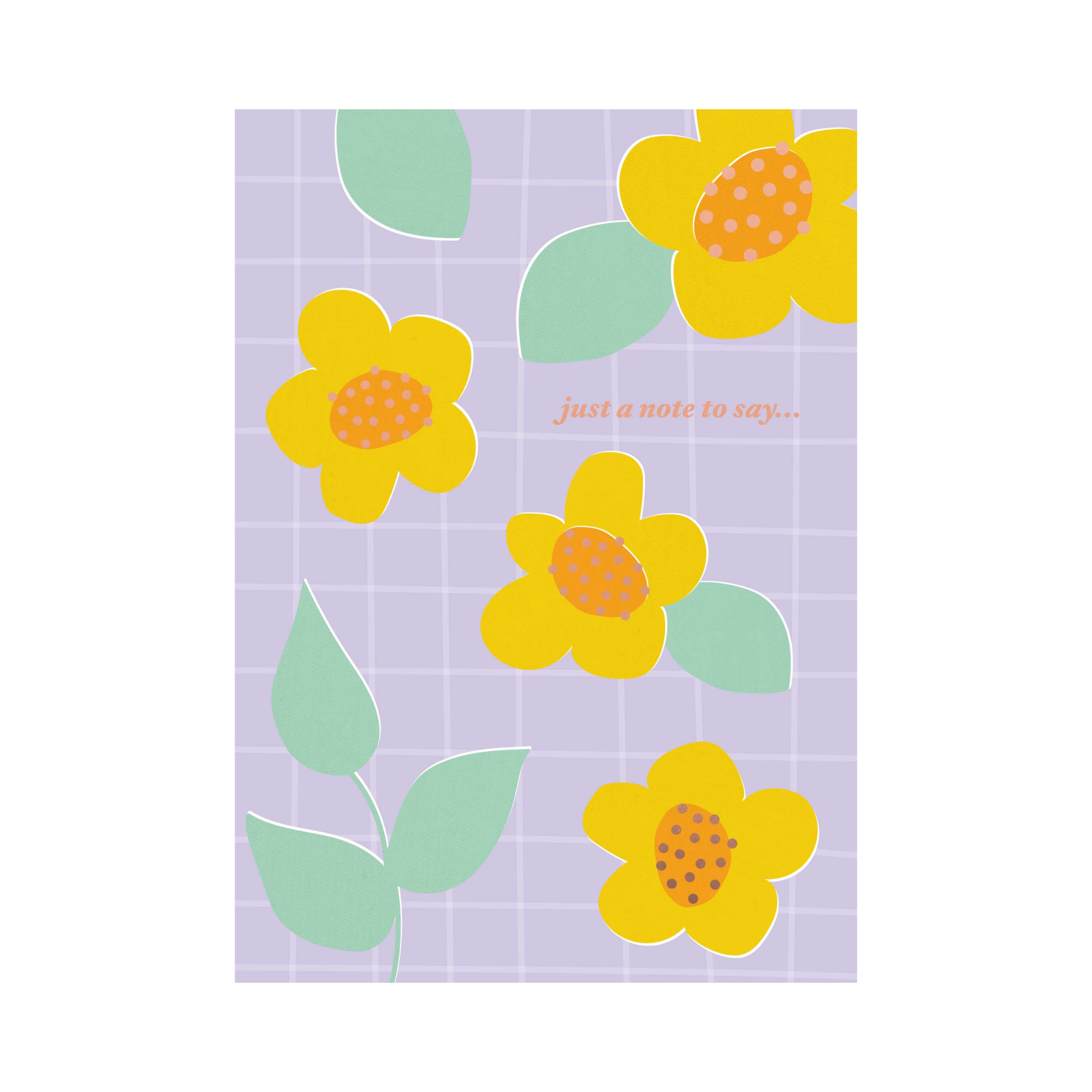 Greeting Card CELEBRATE - JUST A NOTE