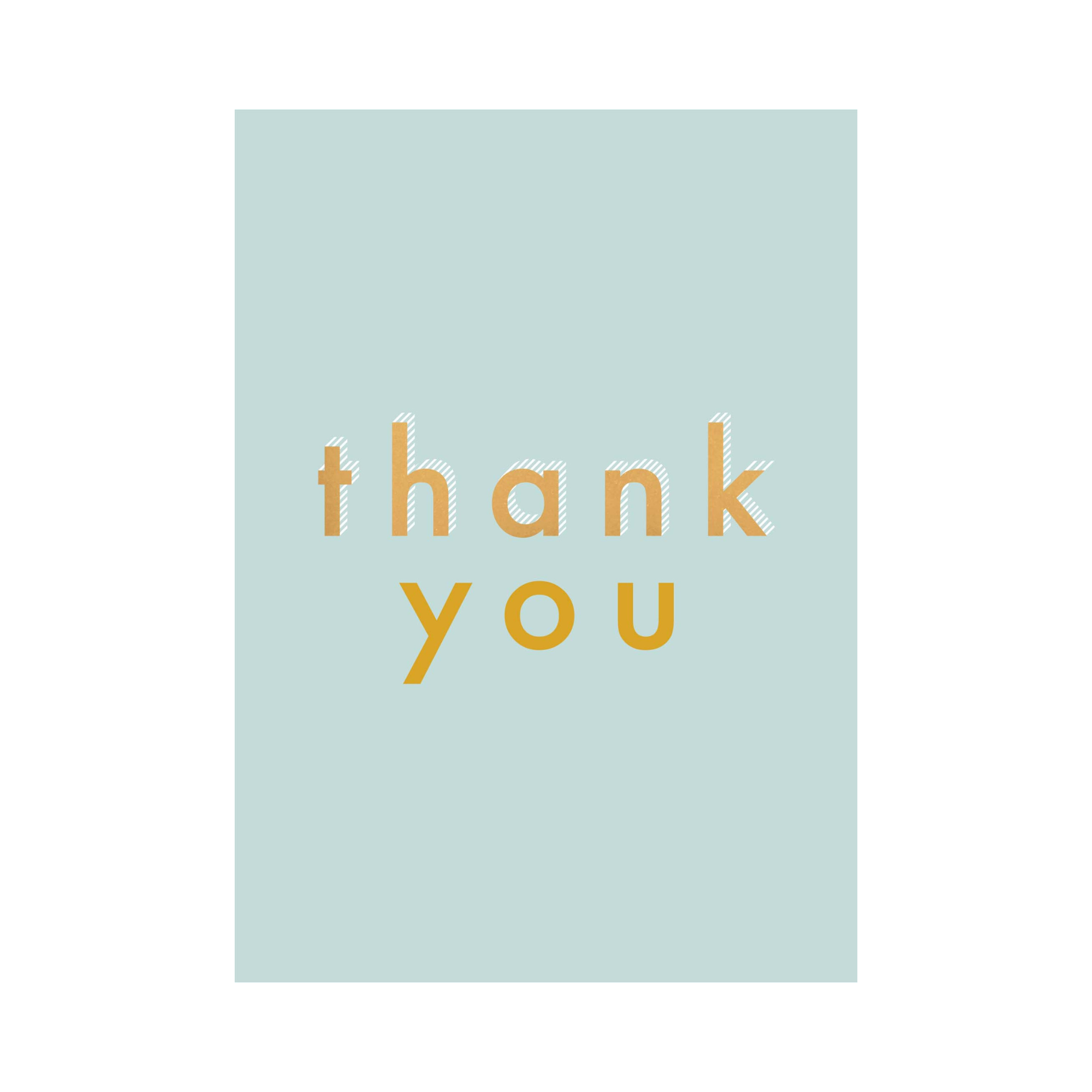 Greeting Card THANK YOU - THANK YOU