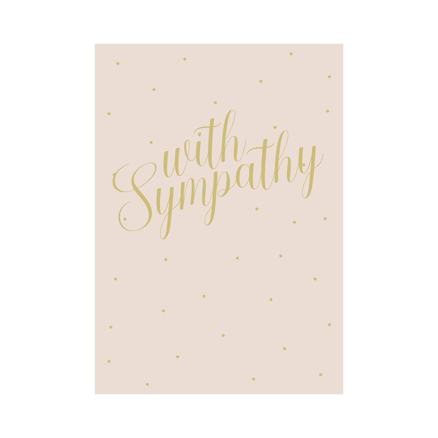 Greeting Card Thinking Of You - Sympathy