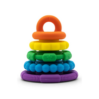 Rainbow Stacker Teether & Toy- Rainbow