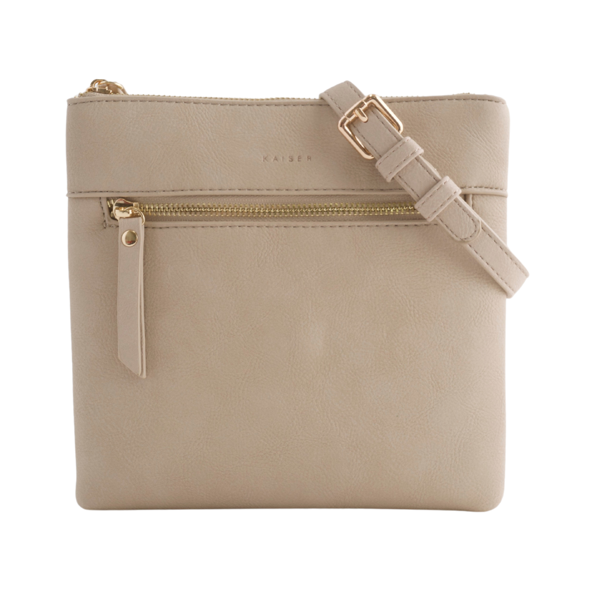 Square Shoulder Bag - BEIGE