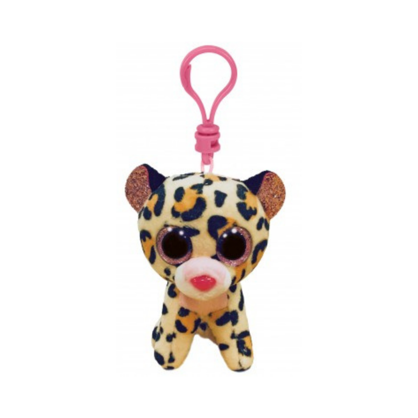 Beanie Boos Clip Livvie Leopard