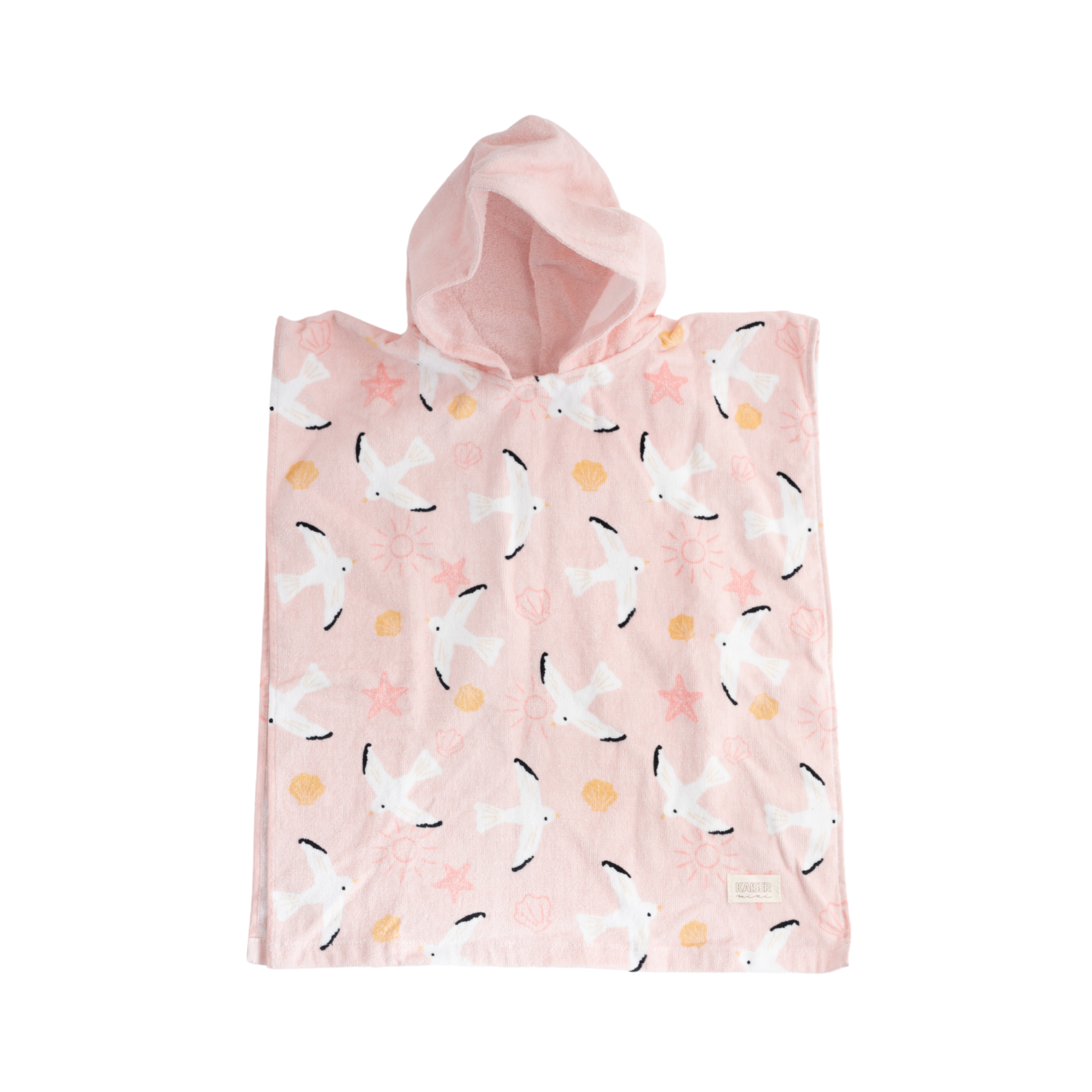 Baby Hooded Beach Towel - Seagulls