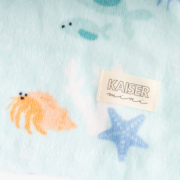 Baby Hooded Beach Towel - Fish Friends