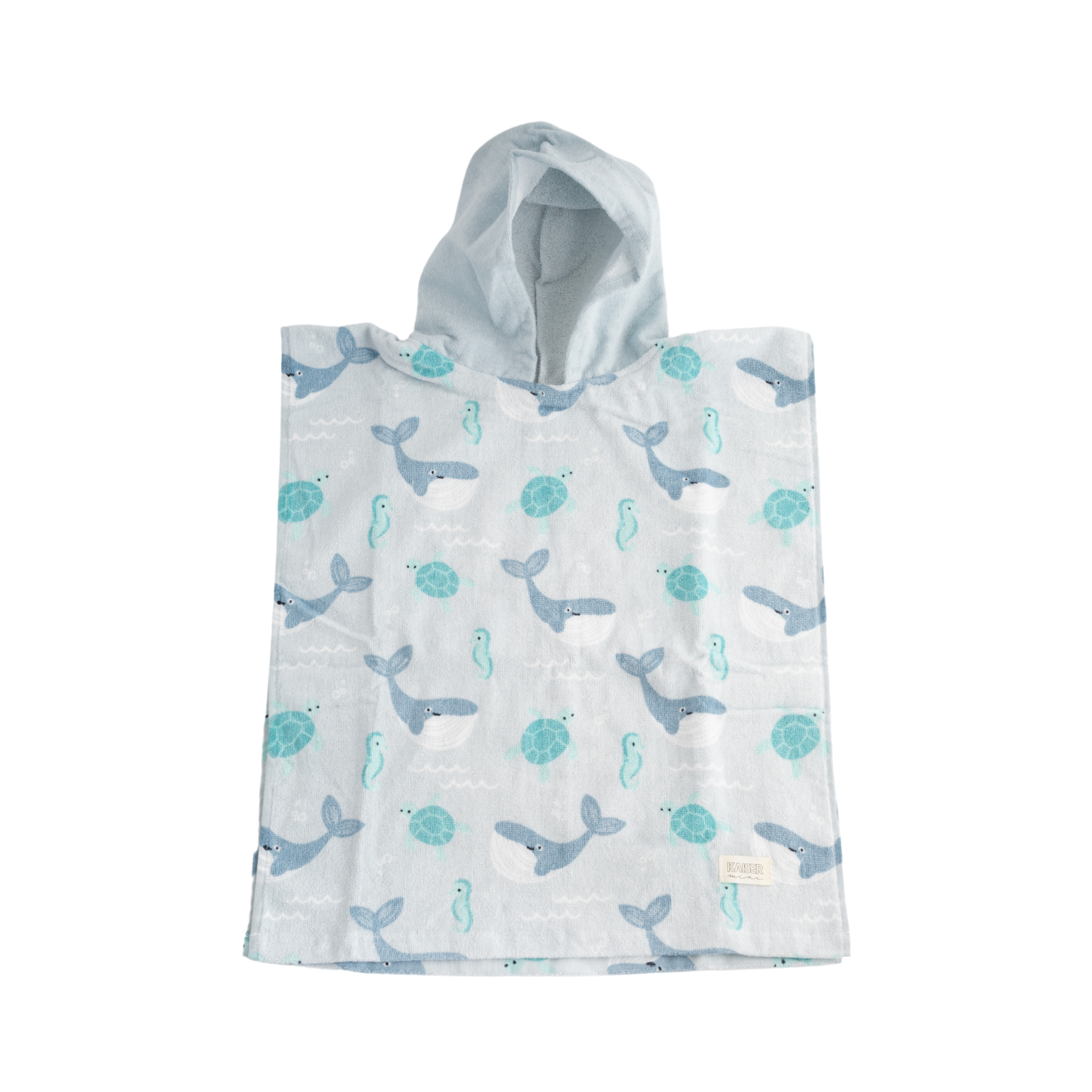 Baby Hooded Beach Towel - Whale