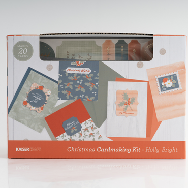 Card Making Kit - Holly Bright