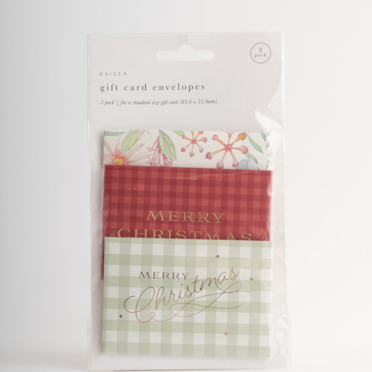 3pk Gift Card Envelopes - Waratah