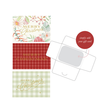 3pk Gift Card Envelopes - Waratah