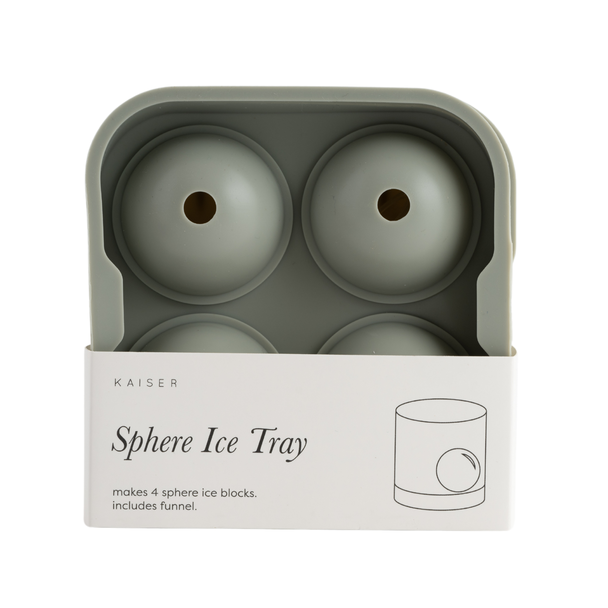 Sphere Ice Cube Tray - Sage