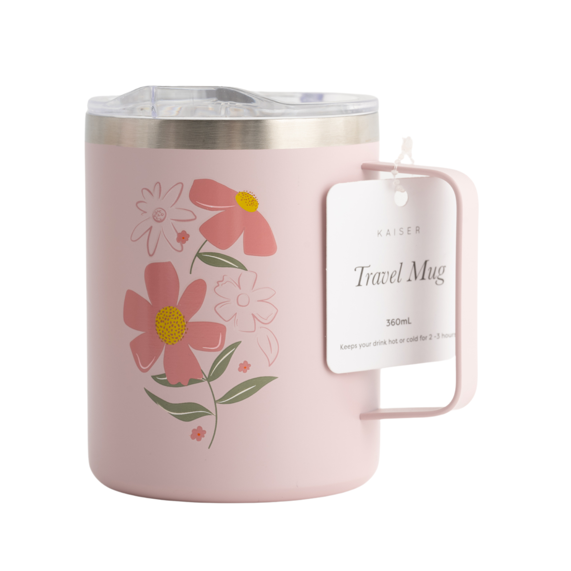 Insulated Coffee Mug - Posy Outline