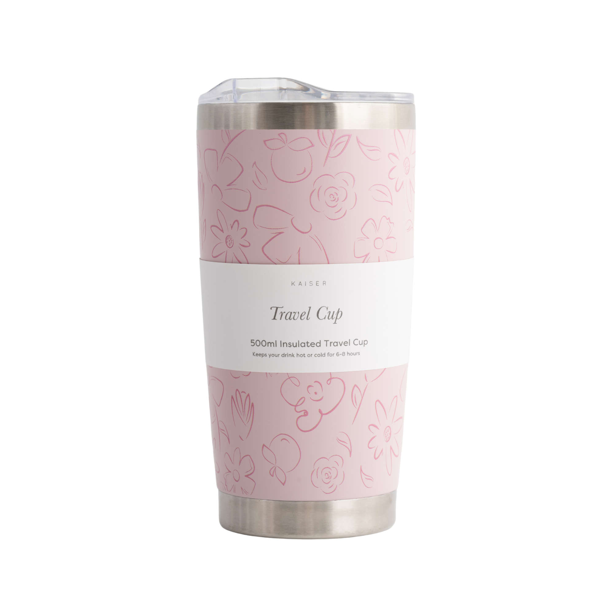 Insulated Coffee Cup - Posy Outline