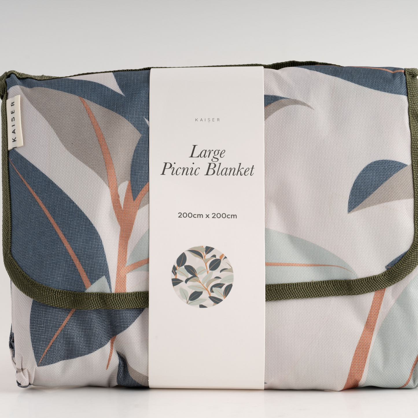 Large Picnic Blanket - Tropic Leaves