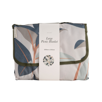 Large Picnic Blanket - Tropic Leaves