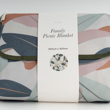 Family Picnic Blanket - Tropic Leaves